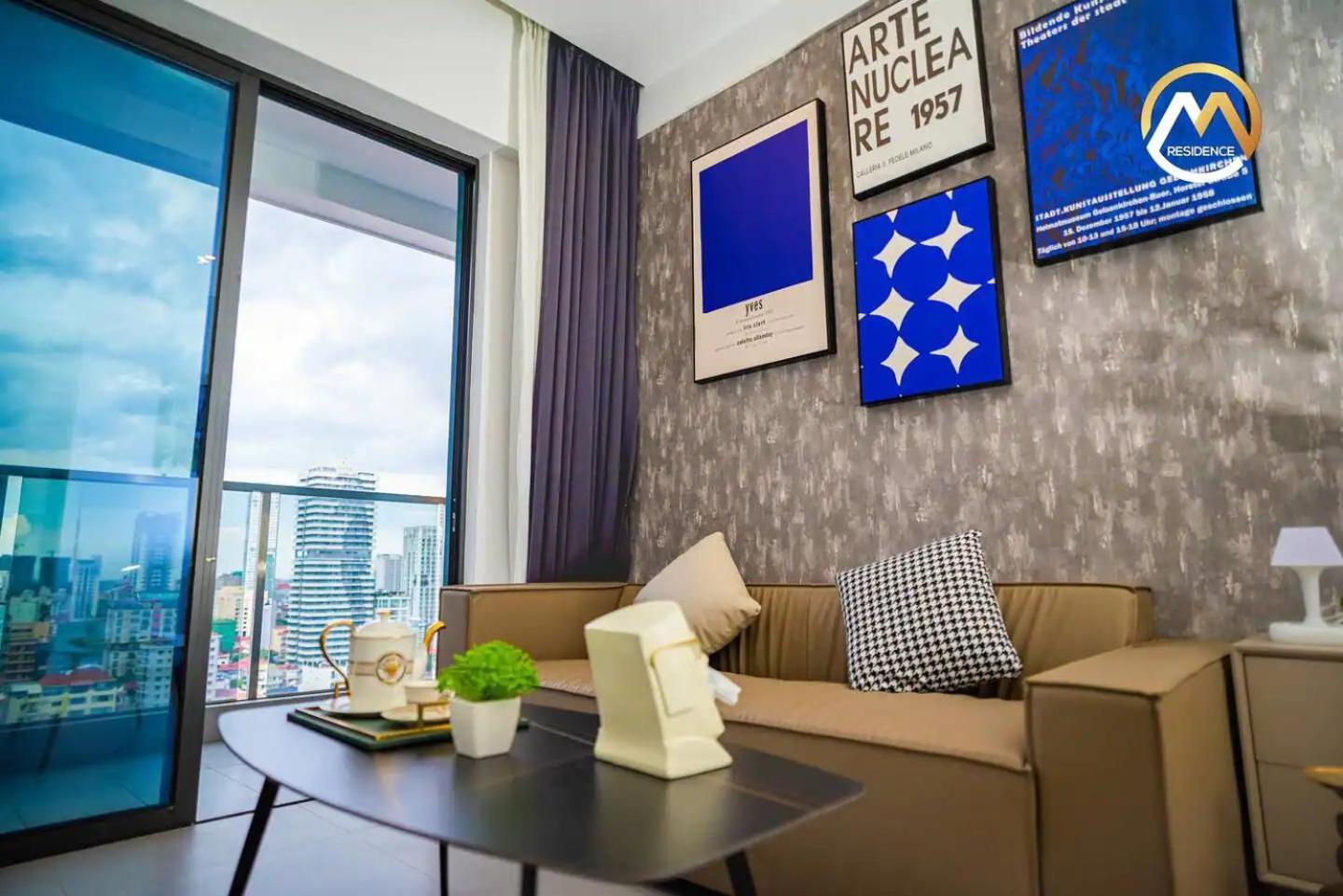 Hotel Serviced Apartments Top One Infinity Pool With View Of 360 Degree Пном Пен Екстериор снимка