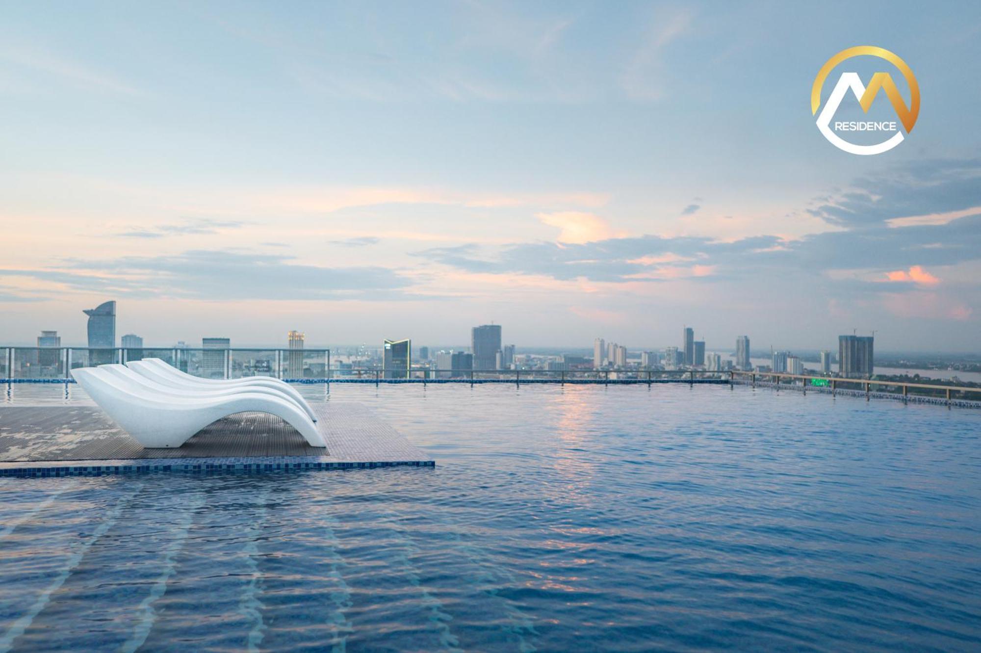Hotel Serviced Apartments Top One Infinity Pool With View Of 360 Degree Пном Пен Екстериор снимка